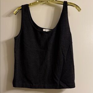 St. John Classic Dark Gray Tank Top, M